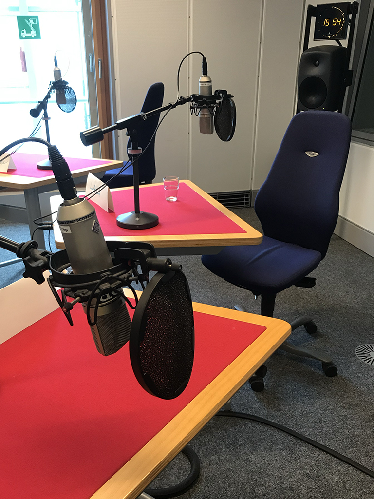 Aufnahmestudio des NDR Mikado Kinderradio